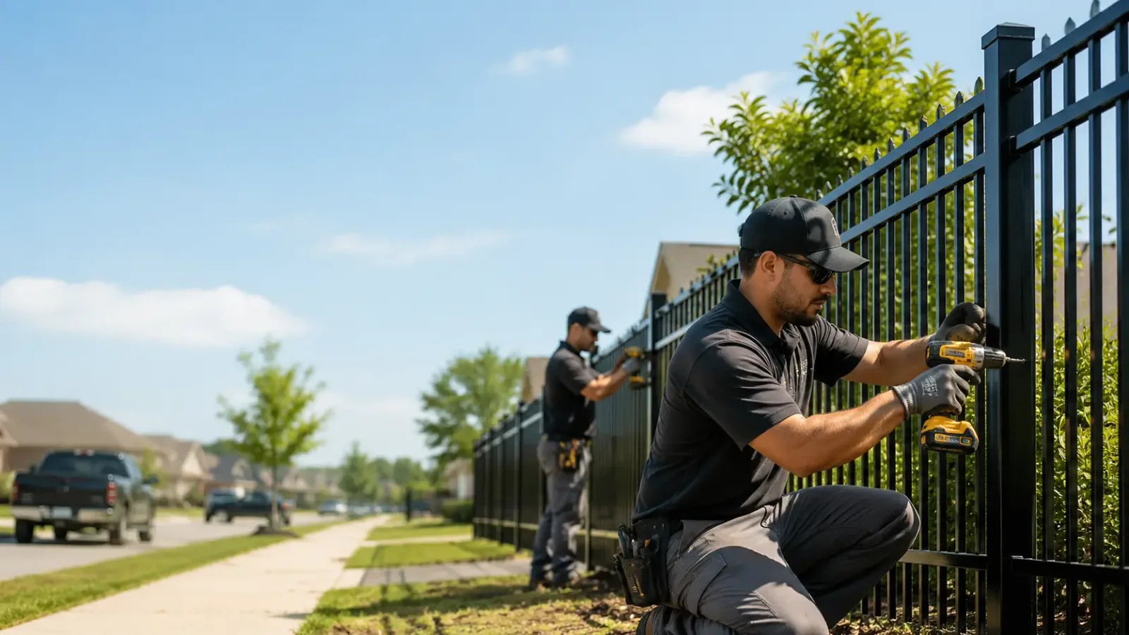 Metal Fence Installation in Willis, TX